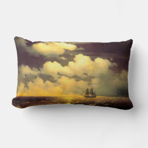 Marine Nautical Seascape Decor Ivan Aivazovsky Lumbar Cushion