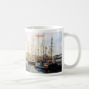 Marine navy//Seascape Coffee Mug