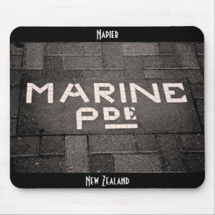 Marine Parade, Napier, New Zealand Mouse Pad