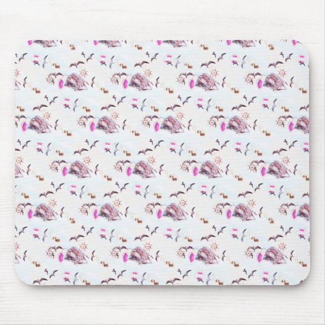 Marine pattern mouse pad (Front)