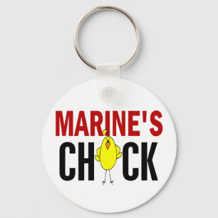 MARINE’S CHICK KEY RING