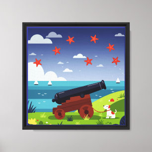 Marine scene canvas print
