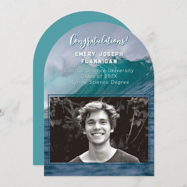Marine Science Graduate Ocean Announcement (Front/Back)