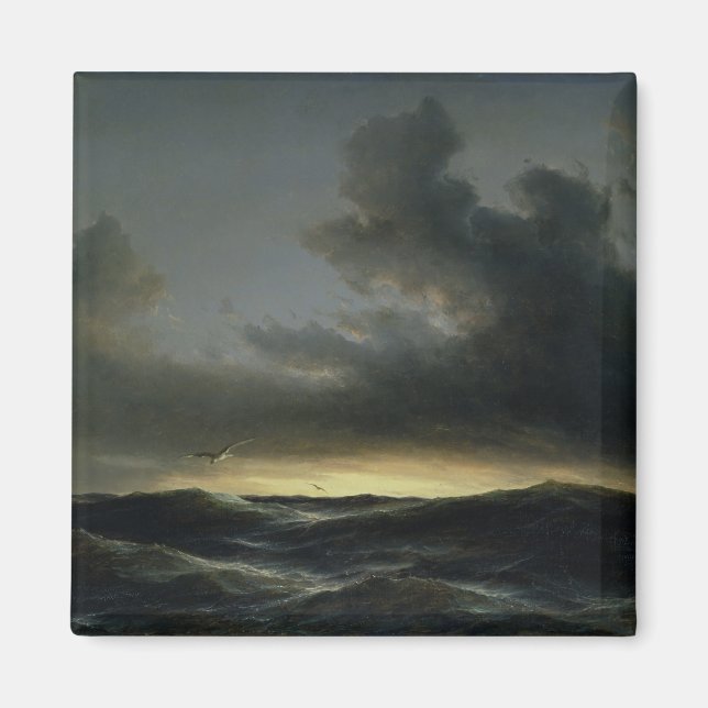 Marine Solitude, 1852 Magnet (Front)
