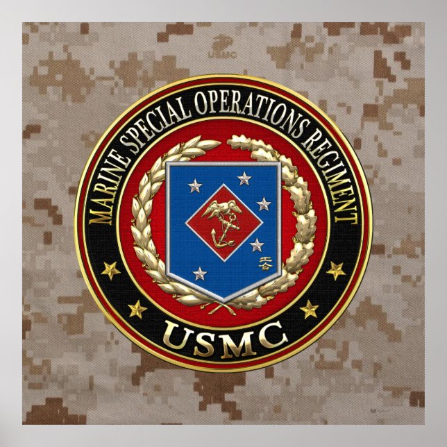 Marine Special Operations Regiment (MSOR) [3D] Poster (Front)