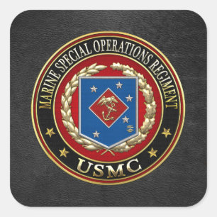 Marine Special Operations Regiment (MSOR) [3D] Square Sticker