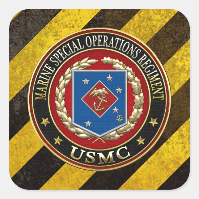 Marine Special Operations Regiment (MSOR) [3D] Square Sticker (Front)