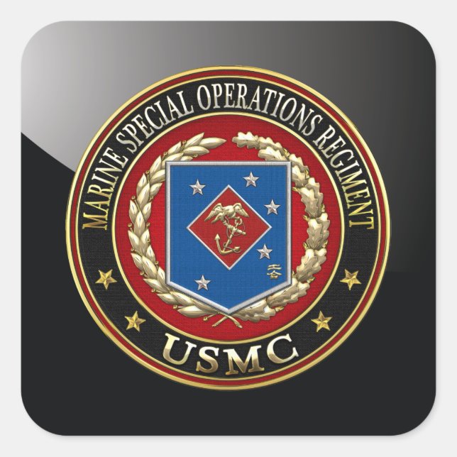 Marine Special Operations Regiment (MSOR) [3D] Square Sticker (Front)