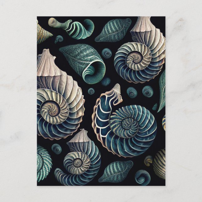 Marine Treasures Invitation Postcard (Front)