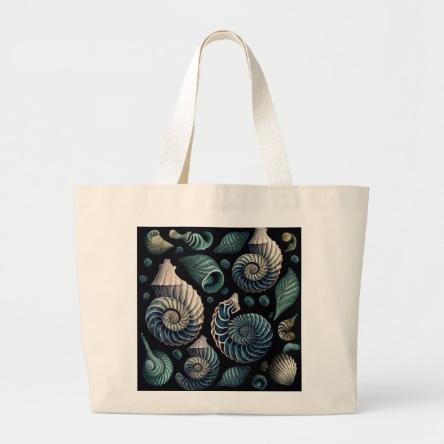 Marine Treasures Large Tote Bag (Front)
