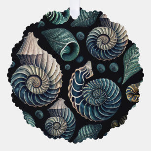 Marine Treasures Tree Decoration Card