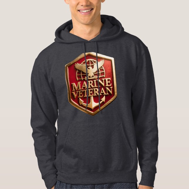 Marine Veteran Hoodie (Front)