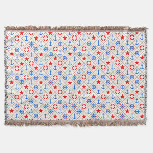 Marine walk . throw blanket