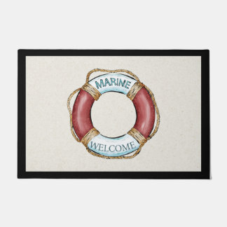 Marine Welcome Door Mat