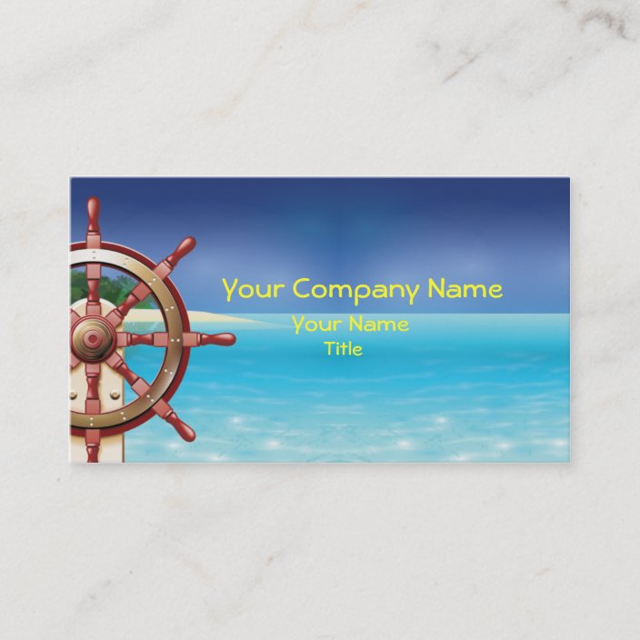 Marine Yachting Business Card Business Card 