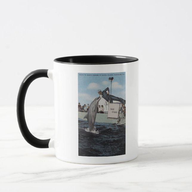 Marineland, Florida - Sailor Mouthfeeding Mug (Left)