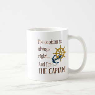 Mariner Rule - The Captain Is Always Right - Boati Coffee Mug