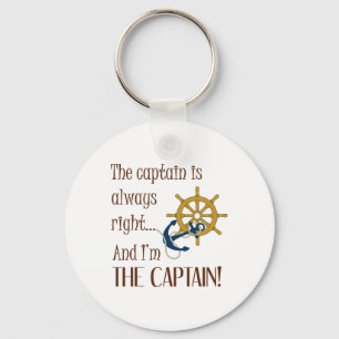 Mariner Rule - The Captain Is Always Right - Boati Key Ring