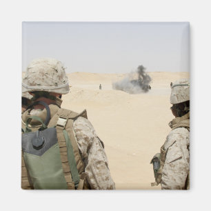 Marines and sailors magnet