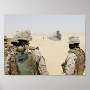 Marines and sailors poster