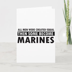 Marines designs card