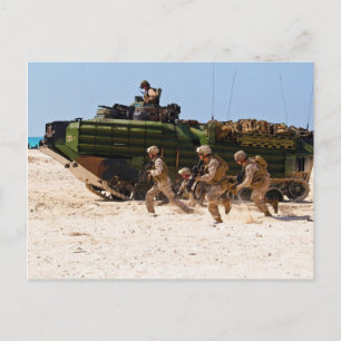 Marines from India Company Bright Star 2009 Postcard