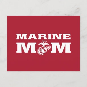 Marines Mum Holiday Postcard