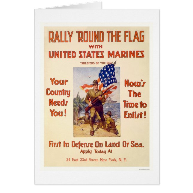 Marines - Rally 'round the flag (Front)