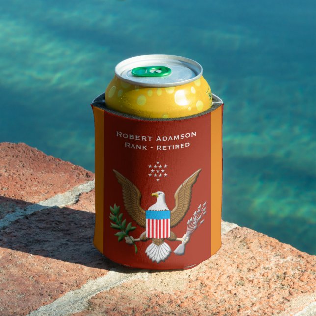 Marines Service - personalise with name Can Cooler (In Situ Pool)