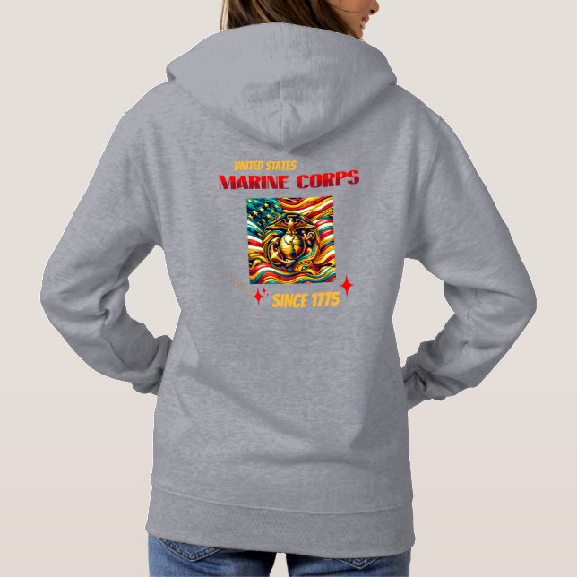 Marines Since 1775 Hoodie (Back)