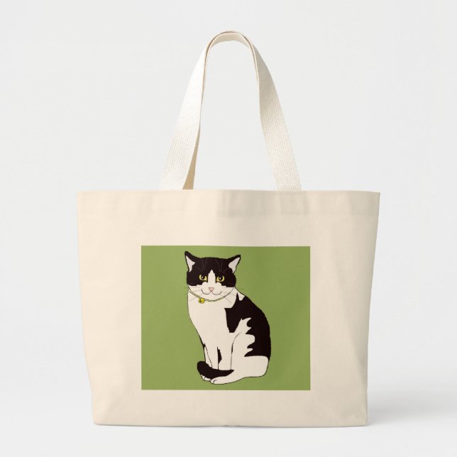 Mario da Cat Large Tote Bag (Front)