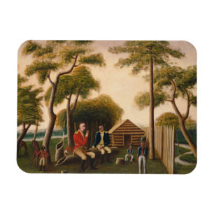 Marion Feasting the British Officer Magnet