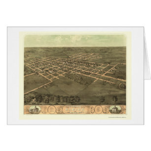 Marion, IA Panoramic Map - 1868