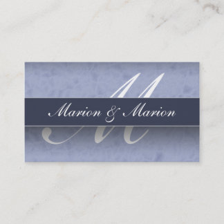Marion & Marion Blue Business Card