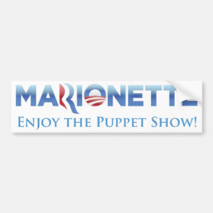 Marionette 2012 Parody Bumper Sticker
