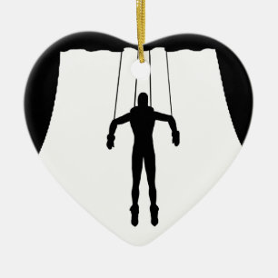 Marionette Puppet Ceramic Tree Decoration