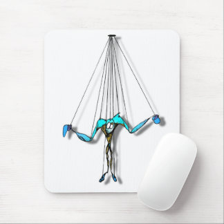 Marionette String Puppet Cartoon Character Mouse Pad