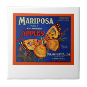 Mariposa Apples Ceramic Tile
