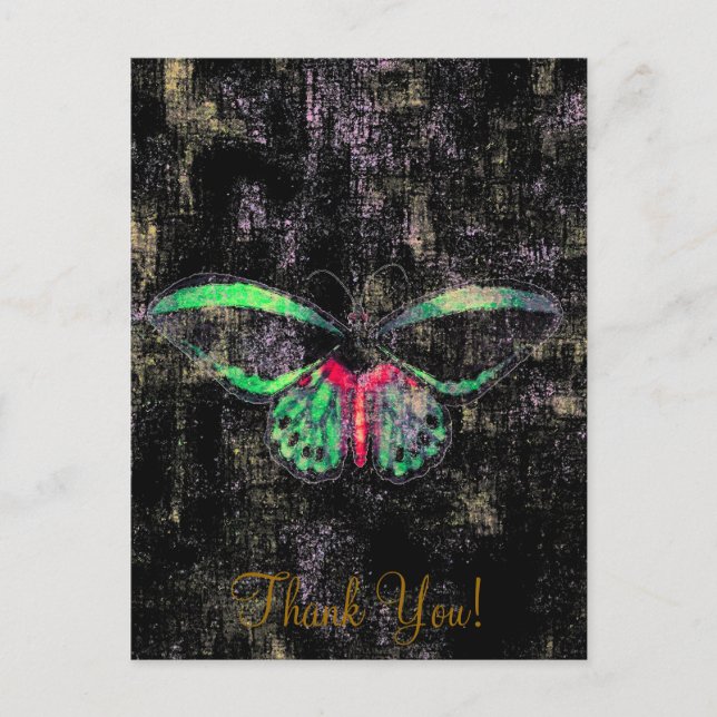 Mariposa ~ Postcard / Invitation Butterfly (Front)