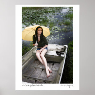 Maris-7069, Girl with Yellow Umbrella, Lee Vand... Poster