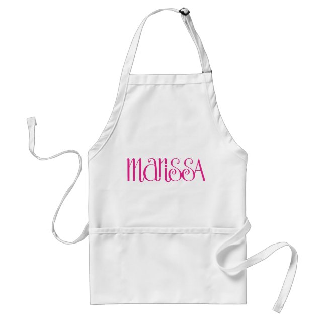 Marissa cherry pink Apron (Front)