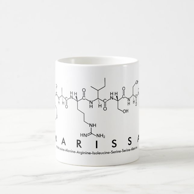Marissa peptide name mug (Center)