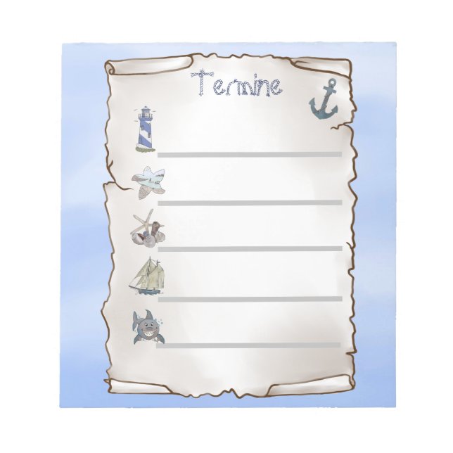 Maritim  notepad (Front)