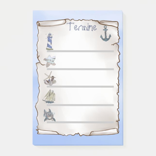Maritim  post-it notes (Front)