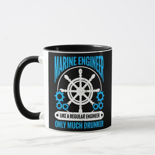 Maritime Engineering Marine Engineering Marine Mug (Left)