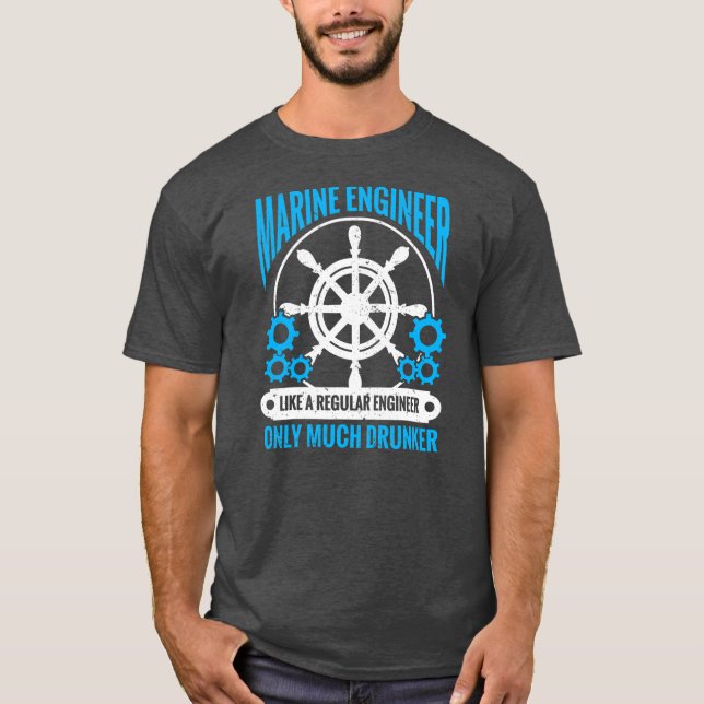Maritime Engineering Marine Engineering Marine T-Shirt (Front)
