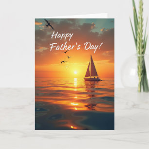 Maritime Fathers Day Scene Card