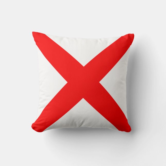 Maritime Flag V — Victor Cushion (Front)