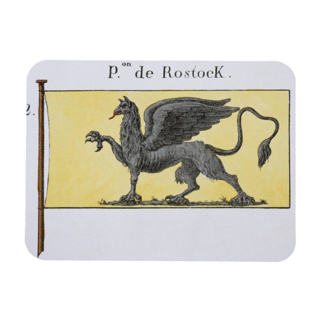 Maritime Flag with Griffin Emblem denoting de Rost Magnet (Horizontal)