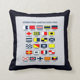 Maritime Flags Pillow